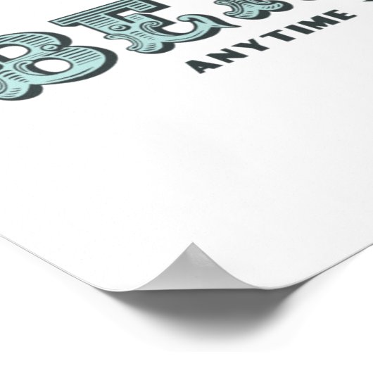 Poster van walvisbeach (Hoek)