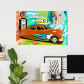 Poster van warmgewalst breedband (Thuiskantoor)