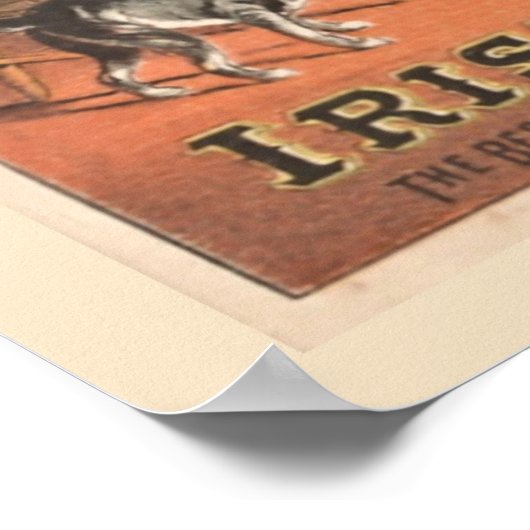 Poster van wasgoed Shultz Irish Soap (Hoek)