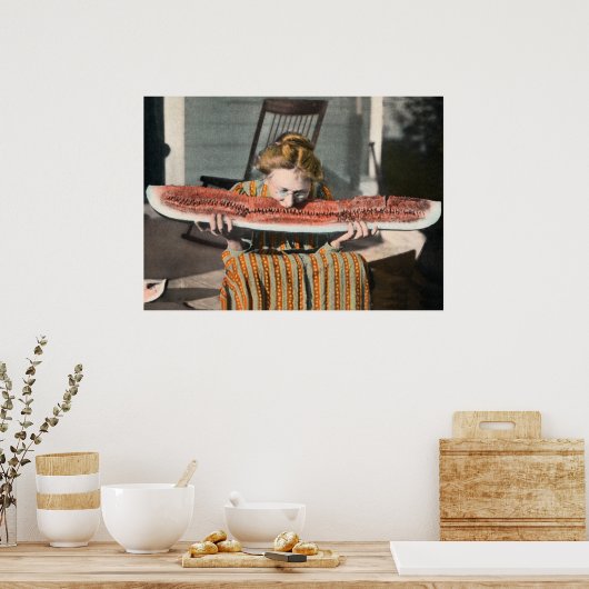  poster van watermeloenen (Keuken)