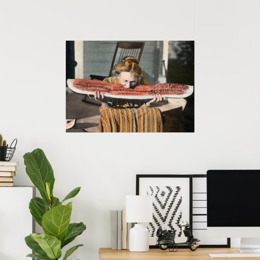  poster van watermeloenen (Thuiskantoor)