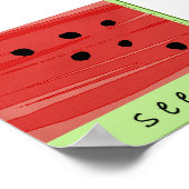 Poster van watermeloenen (Hoek)