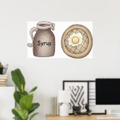 Poster van weeskruid en esdoornspuit (Thuiskantoor)