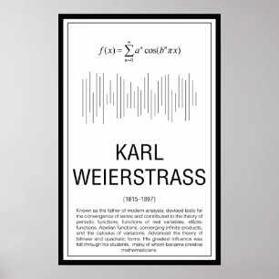 Poster van Weierstrass