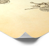 Poster van wervelkolom en wervels Anatomie Chiropr (Hoek)