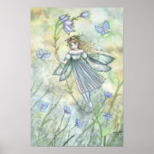 Poster van Whimsical Wind Fairy van Molly Harrison (Voorkant)