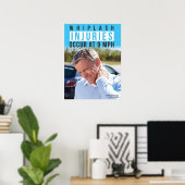 Poster van whiplash 18 x 24 (Thuiskantoor)