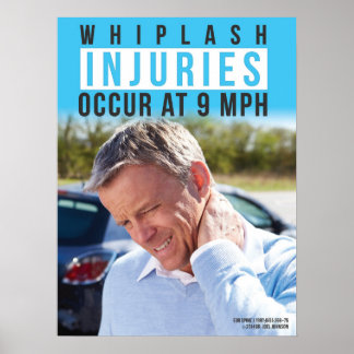 Poster van whiplash 18 x 24