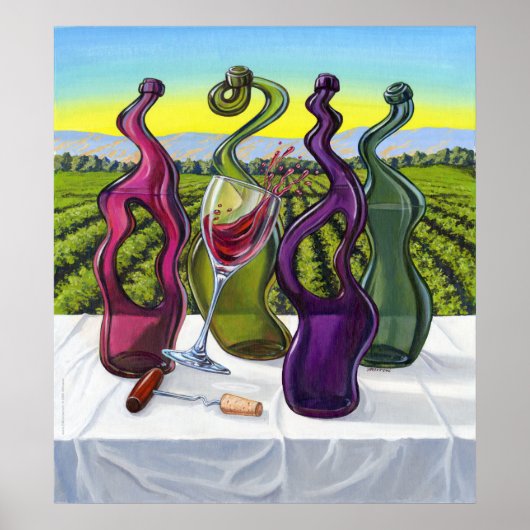 Poster van wijn (Voorkant)
