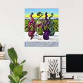 Poster van wijn (Thuiskantoor)