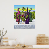 Poster van wijn (Keuken)