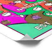 Poster van wijn, Beaujolais Nouveau (Hoek)