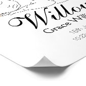 Poster van wilde Baby (Hoek)