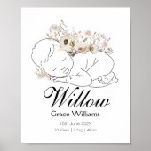 Poster van wilde Baby (Voorkant)