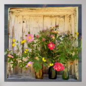 poster van wilde bloemen (Voorkant)