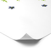 poster van wilde bloemen (Hoek)