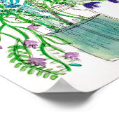 Poster van wilde bloemen (Hoek)