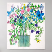 Poster van wilde bloemen (Voorkant)