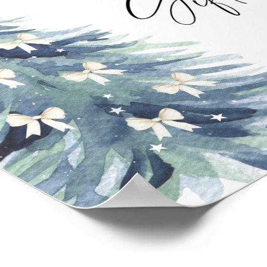 Poster van winterlegant (Hoek)