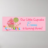 Poster van wonderland Sweets Banner (Voorkant)
