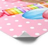 Poster van wonderland Sweets Banner (Hoek)