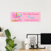 Poster van wonderland Sweets Banner (Thuiskantoor)