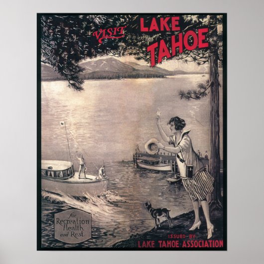 Poster van Wooden Boat (Voorkant)