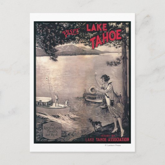 Poster van Wooden Boat Briefkaart (Voorkant)