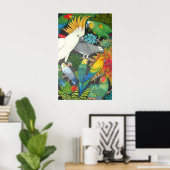 Poster van wortelen en bromeliades (Thuiskantoor)