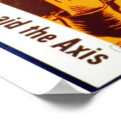  Poster van WPA voor bosbrandpreventie (Hoek)