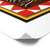 poster van yaqui pescula mask (Hoek)