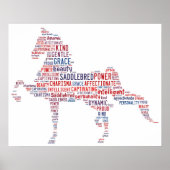 Poster van zadels (Voorkant)