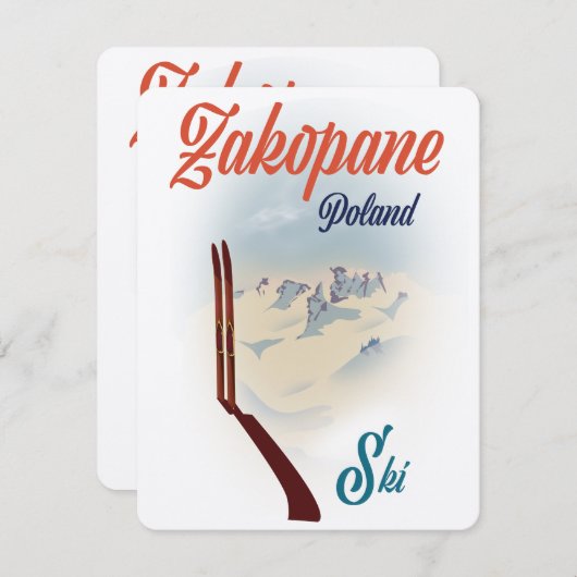 Poster van Zakopane Poland (Voorkant / Achterkant)