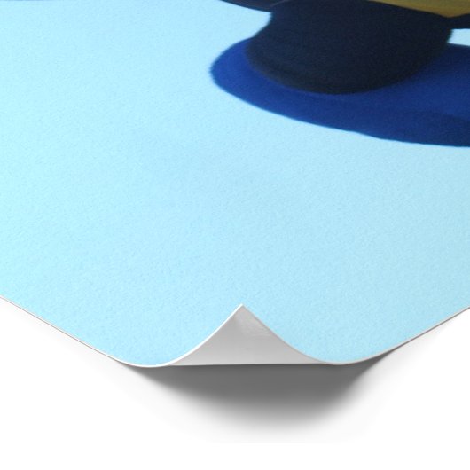 Poster van zoende bijen (Hoek)