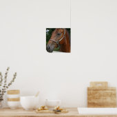 Poster van zoete kastanjepaarden (Keuken)