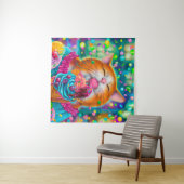 Poster van zoete katten wandkleed (In Situ (horizontaal))