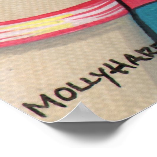 Poster van zoete witch Print van Molly Harrison (Hoek)