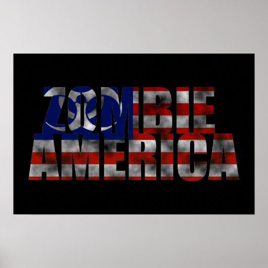 Poster van Zombie Amerika (Voorkant)