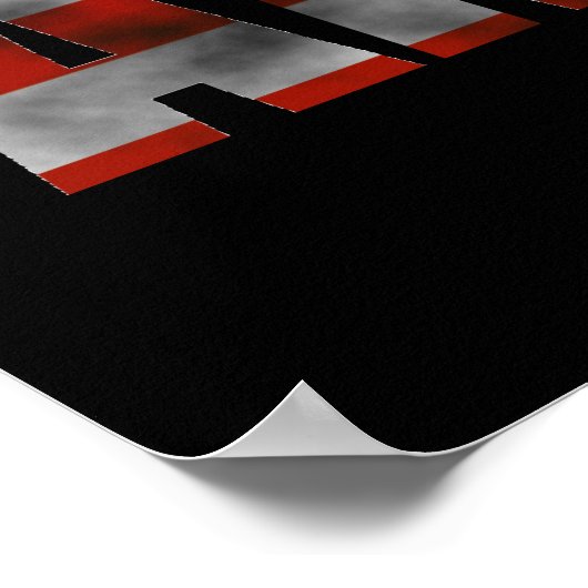 Poster van Zombie Amerika (Hoek)