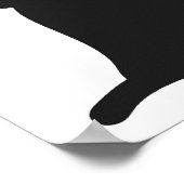 Poster van zwarte katten (Hoek)