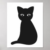 Poster van zwarte katten (Voorkant)