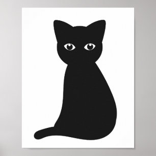 Poster van zwarte katten