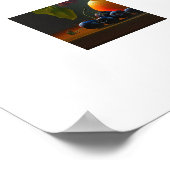 Poster Vase en fruit (Hoek)
