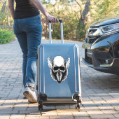 Poster vectorschedel sticker (Koffer Insitu)