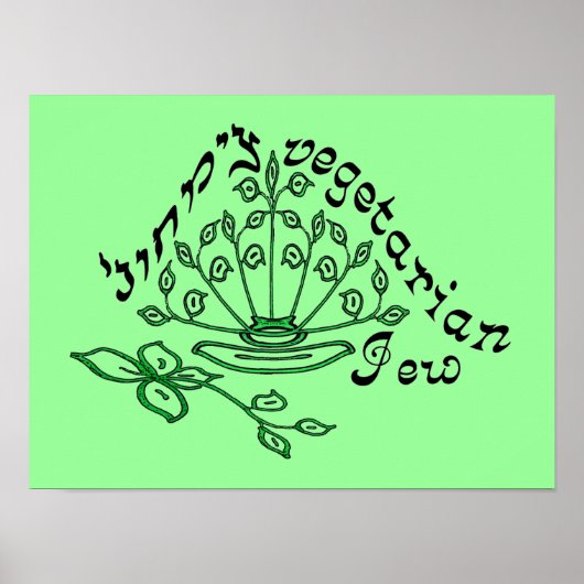 Poster Veggie Jew (Voorkant)