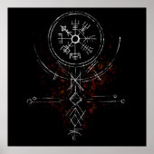 Poster Vegvisir Norse Compass (Voorkant)