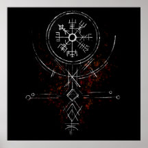 Poster Vegvisir Norse Compass
