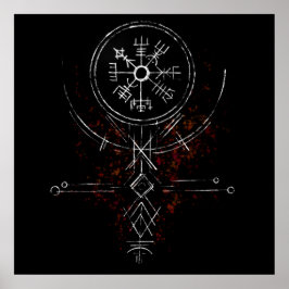 Poster Vegvisir Norse Compass