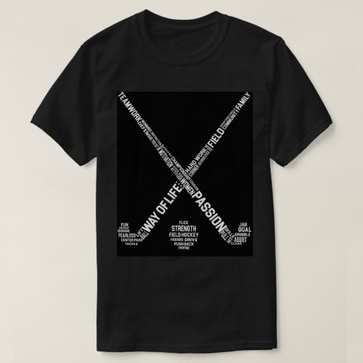 Poster Veldtrefwoorden T-shirt (Design voorkant)