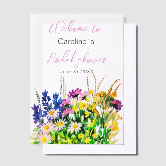 Poster Vellum Uitnodigingen (Offset)